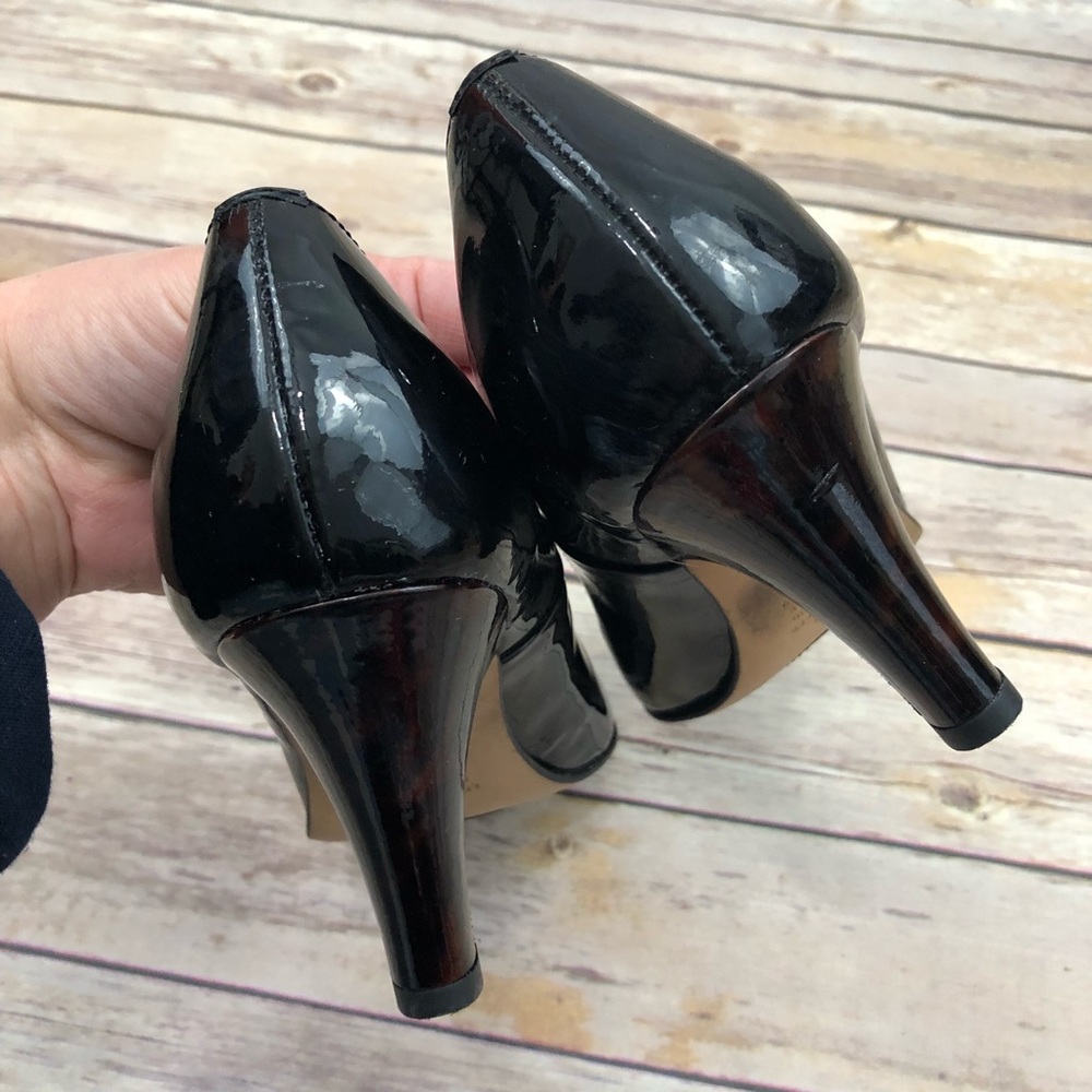 Anyi Lu ‘Emily’ black patent pump - Picture 6 of 8